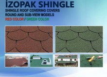 İzopak Shingle Roof Coating (Red / Green)
